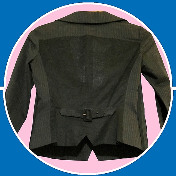 Halogen Lightweight Cotton Pinstripe Blazer Size XS - Picture 9 of 10